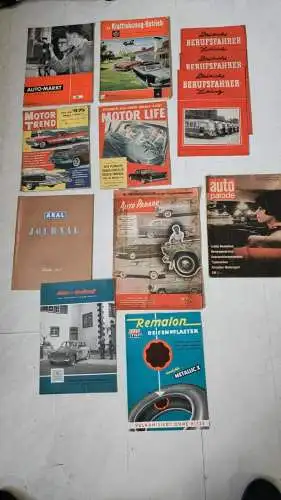 E615/ verschiedene Autozeitungen der 50 er 60er Jahre