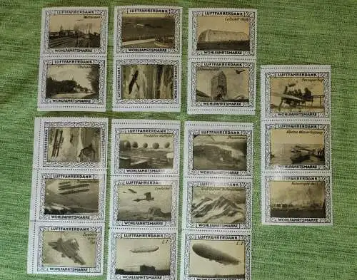 E880/18 x Reklamemarke Luftfahrerdank Wohlfahrtsmarke 