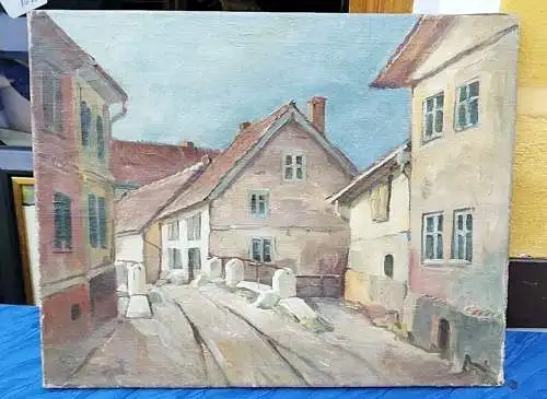   Impressionist Paul Adolf Hauptman Dorfansicht Bromberg Ergoldsbach 