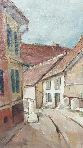   Impressionist Paul Adolf Hauptman Dorfansicht Bromberg Ergoldsbach 