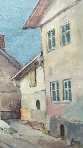   Impressionist Paul Adolf Hauptman Dorfansicht Bromberg Ergoldsbach 