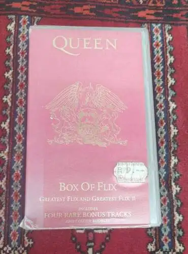 F800/ 2 VHS QUEEN - Box Of Flix - Greatest Flix 1 & 2 (1991) Mega Rar!
