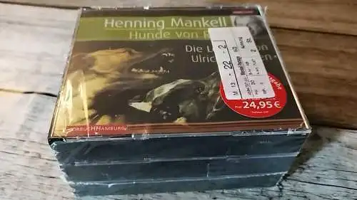 Henning Mankell Hunde von Riga/Mörder ohne Gesicht/die Fünfte Frau 3x Hörbuch 