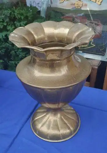  F512/ Dekorative Messing Vase 29 cm