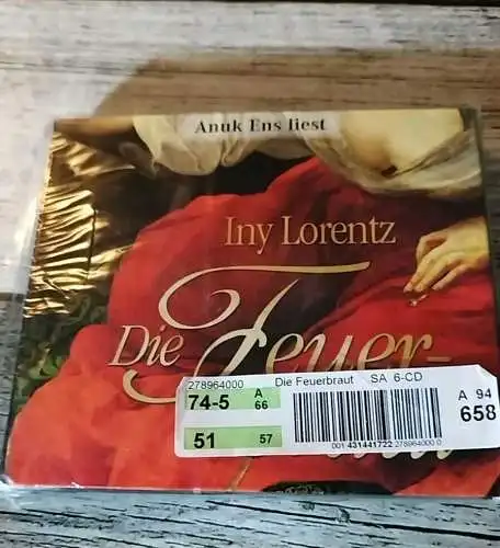 "Die Feuerbraut" Hörbuch von Iny Lorentz 6CD Originalverpackt 