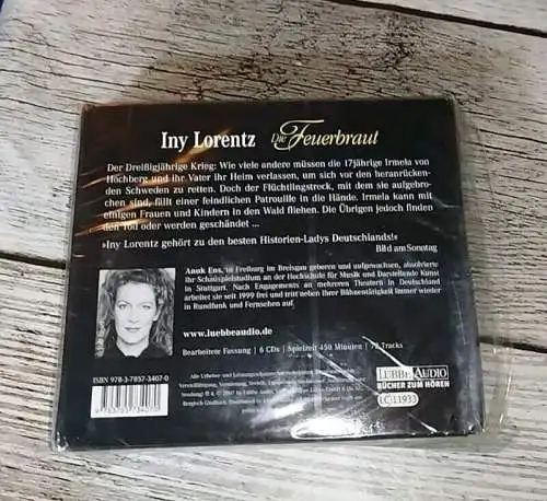"Die Feuerbraut" Hörbuch von Iny Lorentz 6CD Originalverpackt 
