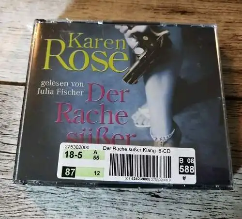 Karen Rose Julia Fischer Der Rache süßer Klang CD Originalverpackung 