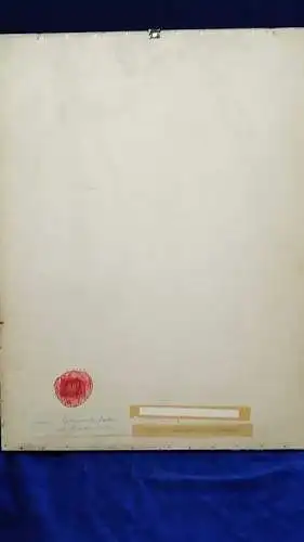 G443/ Original Aquarell Richard Adler (1907-1977) Berlin Nikolaikirche