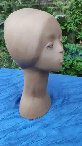 F545/ alter  Kopf Keramik Büste  Vintage 70er Jahre
