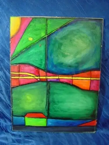 GB114/ Bild moderne Malerei "Lindstedt"