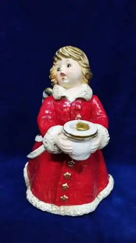 G323/ Schöner Engel, Kerzenständer von Goebel W. Germany, 23 cm defekt 