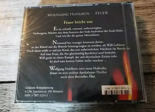 Wolfgang Hohlbein   FEUER  David Nathan  Apokalypse Originalverpackung 