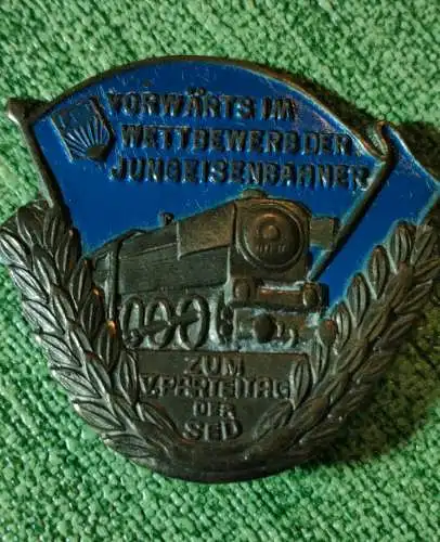 E880/ FDJ Vorwärts im Wettbewerb der Jungeisenbahner zum V Parteitag der SED