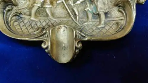 E343/ alter Messing Aschenbecher 