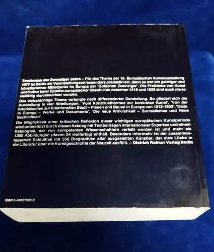 G375/ Tendenzen der Zwanziger Jahre 15. Europäische Kunstausstellung Berlin 1977
