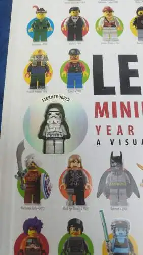 G369/ LEGO Minifigure Year by Year Buch mit 2 fehlenden Figuren 