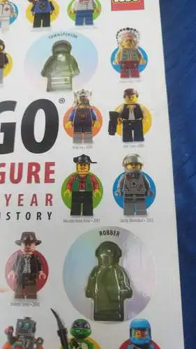 G369/ LEGO Minifigure Year by Year Buch mit 2 fehlenden Figuren 