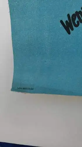 E712/ großes Poster Plakat  Komische Oper Horst Kube