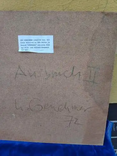 E149/ Abstraktes Bild Udo Genschmer