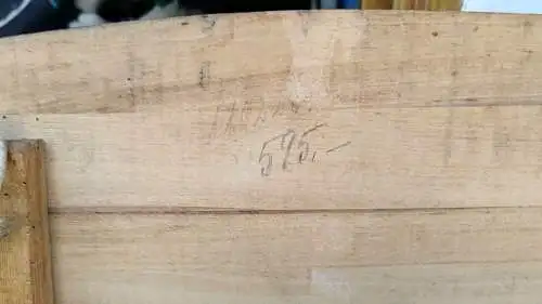 Großes dekoratives Jugendstil Haussegen Schild Brandmalerei Holz Hotel 