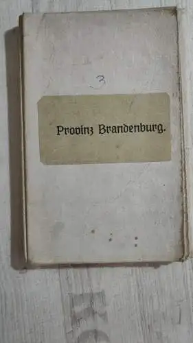 F168/  Originalkarte Mittelbachs neueste Spezialkarte Provinz Brandenburg  groß