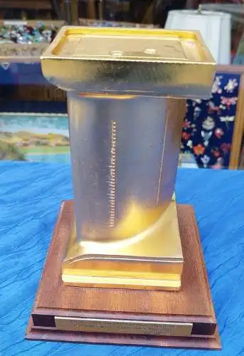 G366/ Ehrengabe Heizkraftwerk Charlottenburg Messing 