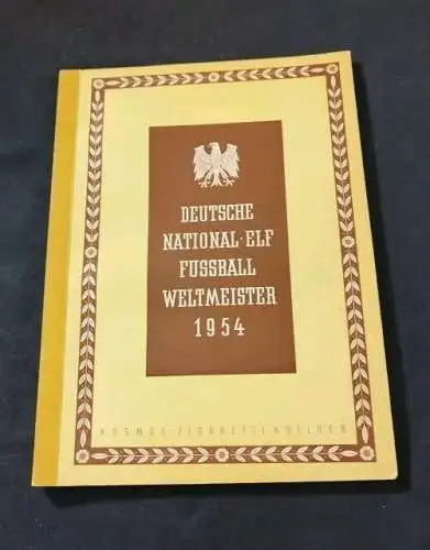 G416/Deutsche National-Elf Fussball Weltmeister 1954  Zigarettenbilder komplett 