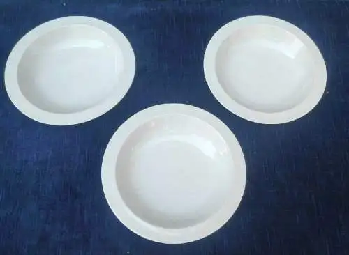 G207/ Suppenteller 22 cm   weiß von Rosenthal gebraucht