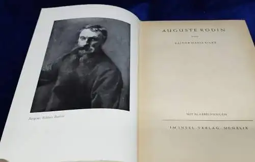 G293/ Auguste Rodin von Rainer Maria Rilke mit 96 Vollbildern