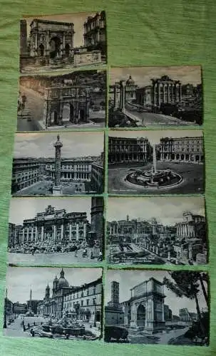 E882/ 9 antike original Postkarten von Rom Roma Italien
