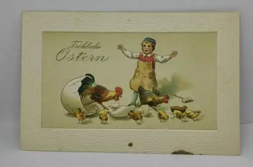 E802/ antike Osterkarte Postkarte Ostergrußkarte