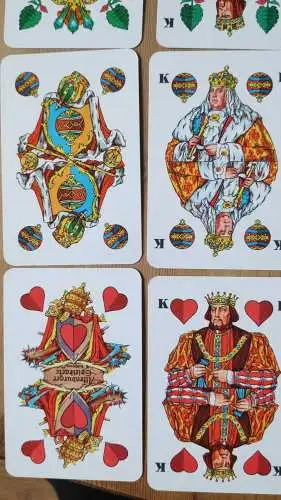 K15/  Spielkarten Skat deutsches Blatt Leipziger Volkszeitung 