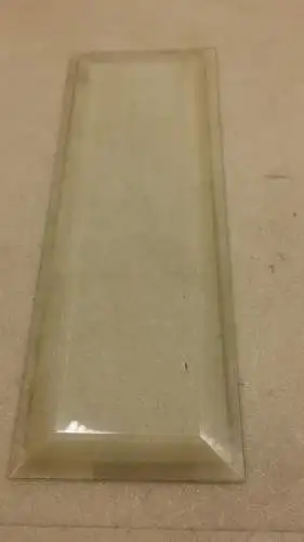 E804/ 6 Möbelgläser mit geschliffenem Rand Facettglas