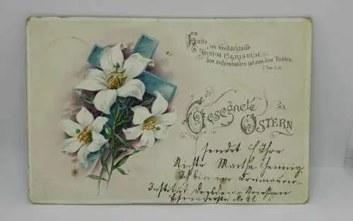E802/ antike Osterkarte Postkarte Ostergrußkarte 