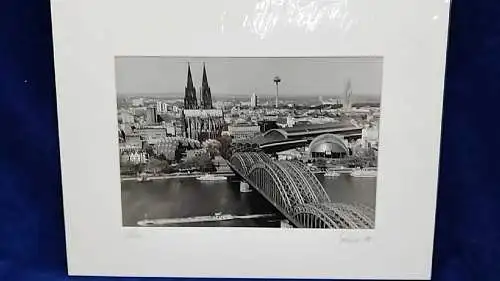  Altes Foto Köln Original Leica Print Dr. Grygiel  im Passepartout 30x40cm