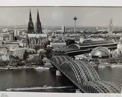  Altes Foto Köln Original Leica Print Dr. Grygiel  im Passepartout 30x40cm