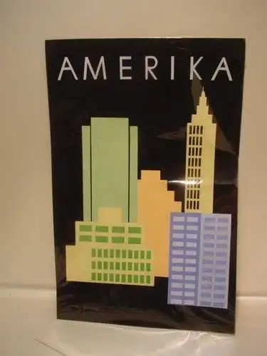 D103/ Plakatentwurf "Amerika" signiert Koye