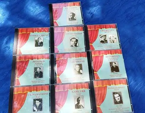 G430/ CD Sammlung  alte Opernsänger 10 Stück Top Zustand 