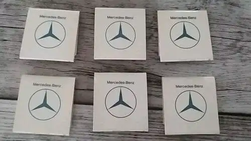 E800 / alte Mercedes Streichholzschachteln Streichholzheftchen