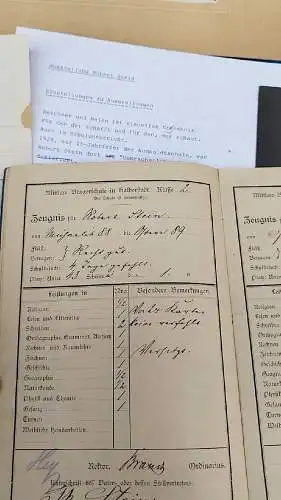G214/ alte Fotos /Zeugnis Familiengeschichte eines Berliner Studienrates 