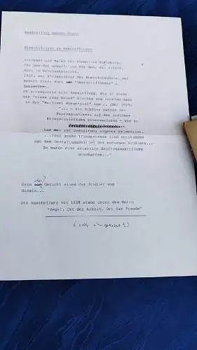 G214/ alte Fotos /Zeugnis Familiengeschichte eines Berliner Studienrates 