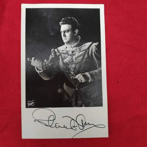 E267/ Placido Domingo original Unterschrift auf Foto