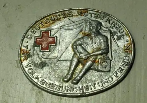 E800/ DDR Abzeichen,Deutsche Rotes Kreuz, Alu, für Volksgesundheit und Frieden 