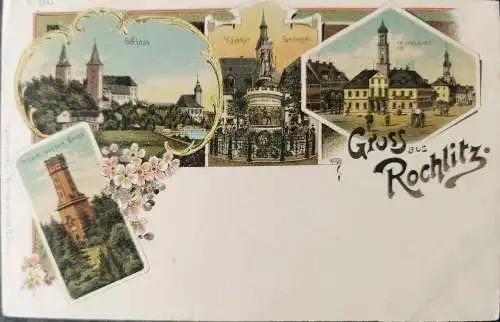 Alte AnsichtskarteGruß aus Rochlitz 