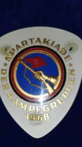 E800/ Spartakiade der Kampfgruppen 1968 Schild 