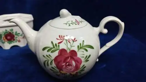 G611/ Vintage Teeservice Ostfriesische Rose Service Tee Handgemalt 21 Teile 