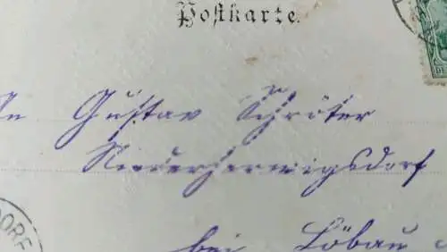 Alte Ansichtskarte Gruß aus Collm
