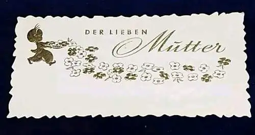 E800/ Sarotti kleine Werbekarte 8,5 x 4 cm 