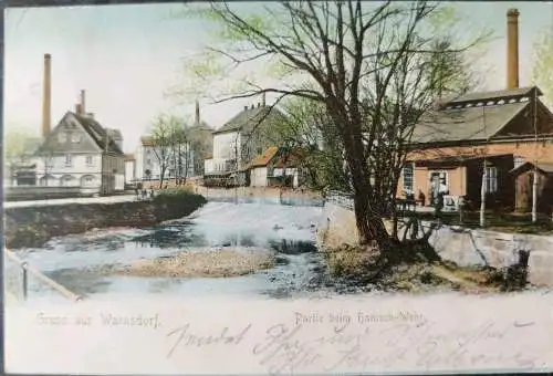 Alte Ansichtskarte Gruß aus Varnsdorf