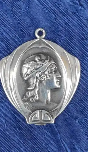 F856/ Jugendstil Anhänger  800 Silber